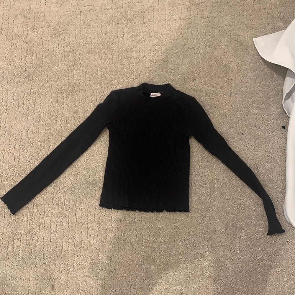 Black turtle neck